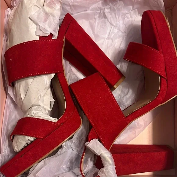 Charlotte Russe Red Samantha-02 Footwear - Picture 3 of 4